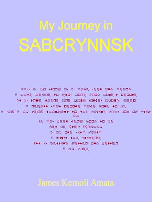 cover image of My Journey in Sabcrynnsk